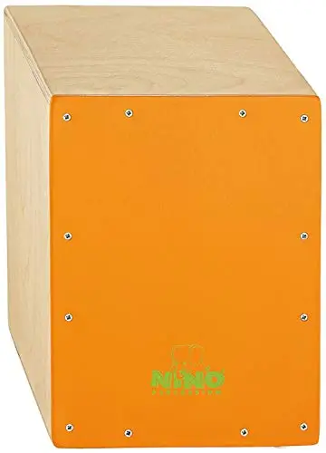 Caja Flamenca infantil Nino Percussion color naranja