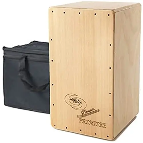 Cajón flamenco Media Luna Premiere con funda