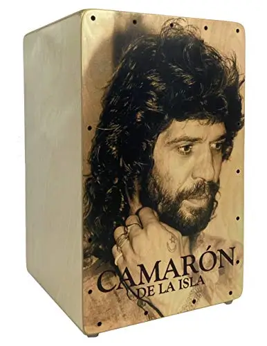 Cajón Flamenco Camarón Profesional Abedul con funda