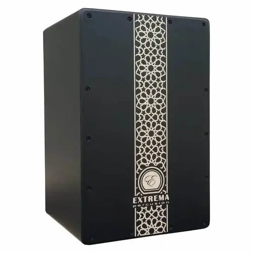 Cajón flamenco para principiantes Mosaico Tapa Negra